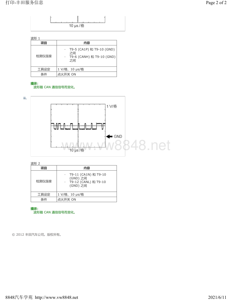 2019年丰田卡罗拉雷凌针脚图含混动车道控制系统汽油车型ecu端子图