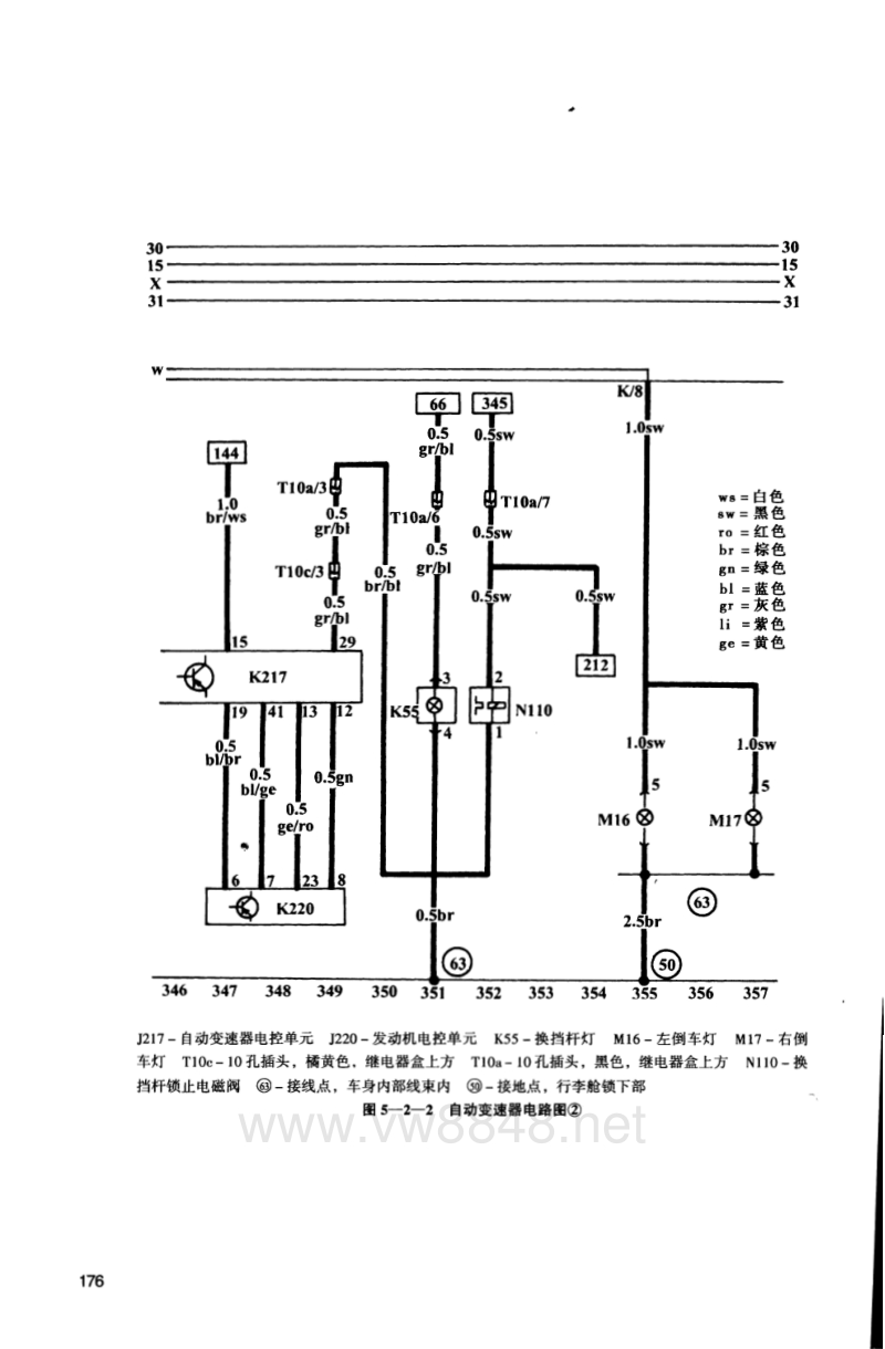 一汽大众捷达,捷达王轿车电路图