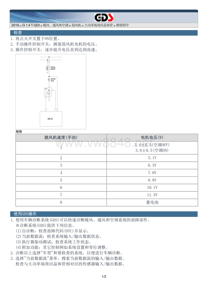 2016年现代领动维修手册(adc)g1.4t-gdi 暖风和空调