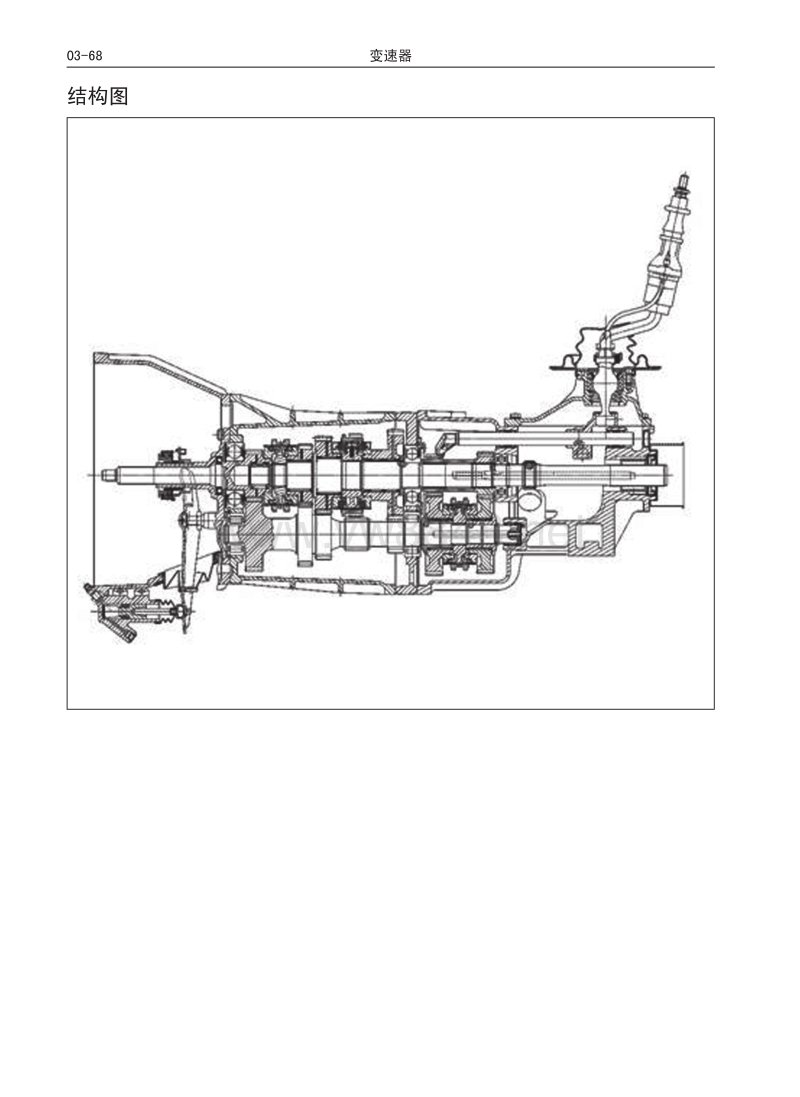 2017年长城风骏6皮卡原厂维修手册 变速器