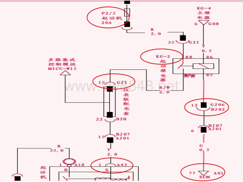 比亚迪秦技术培训-电路图识图