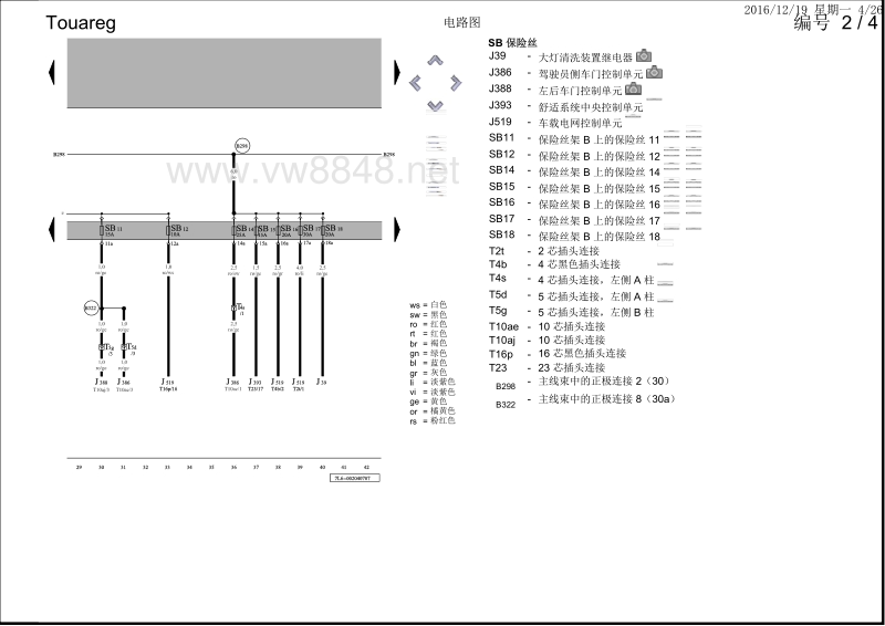 2010年款前途锐电路图 保险丝方案:1个蓄电池