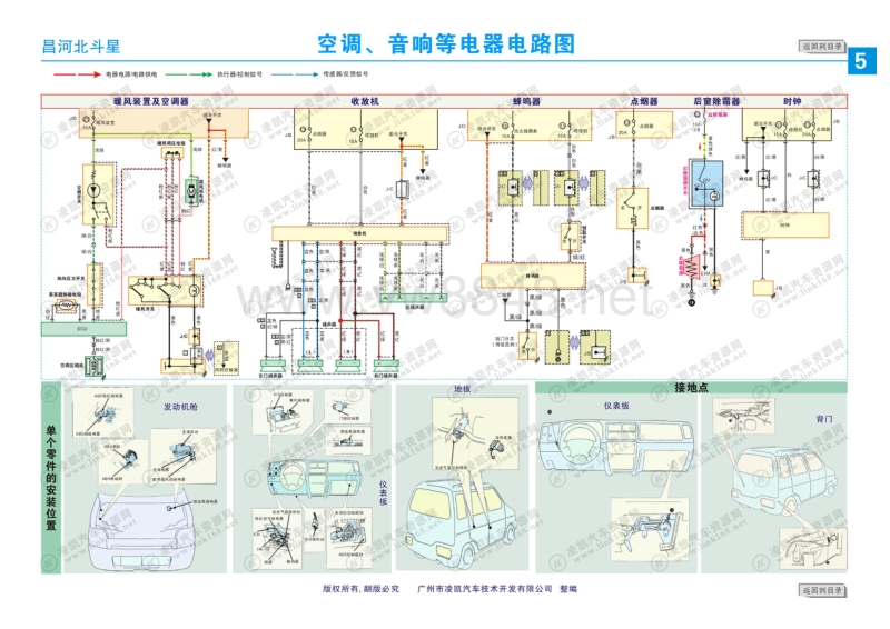 昌河北斗星电路图