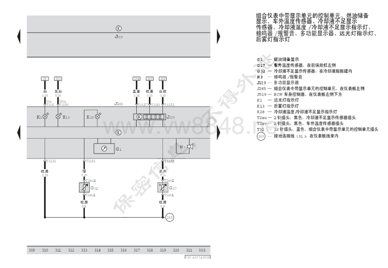 2010年大众朗逸电路图基本配置 01-24