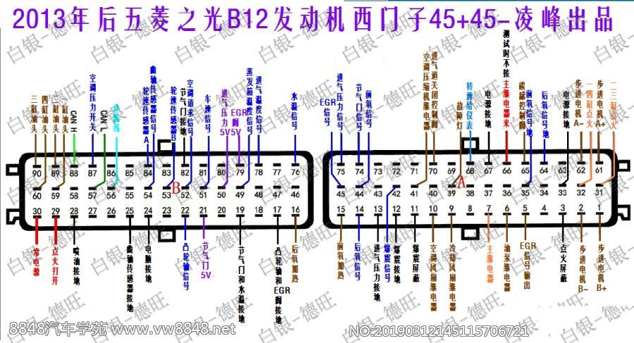 资源分类 汽车电子 其他综合 2013年后五菱之光b12发动机西门子45 45