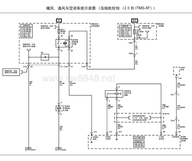 2005雪佛兰景程电路图